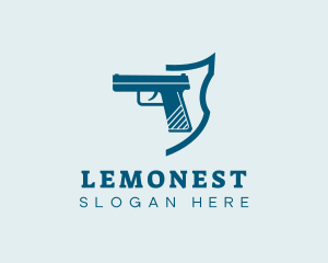 Self Defense - Firearm Gun Weapon logo design