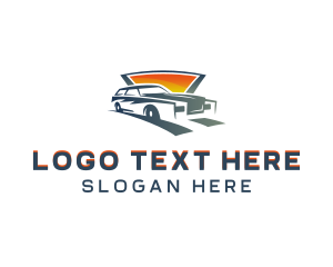Pick Up Truck - Car Vehicle Detailing logo design
