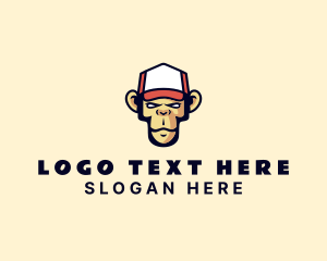 Monkey - Monkey Cap Avatar logo design