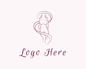 Labia - Erotic Naked Body logo design