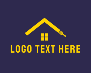 Yellow - Home Painting Renovation logo design