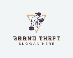 Strong Weightlifter Man Logo