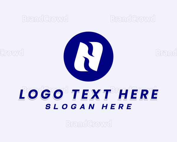 Generic Company Brand Letter N Logo