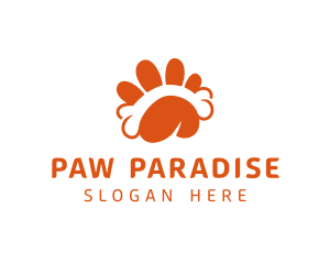Paw - Dog Paw Bone logo design