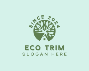 Nature Eco Tree logo design