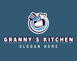 Cartoon Dog Chef logo design