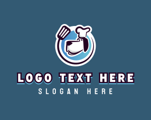 Toque - Cartoon Dog Chef logo design