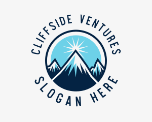 Cliff - Travel Mountain Summit logo design