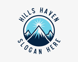 Travel Mountain Summit logo design