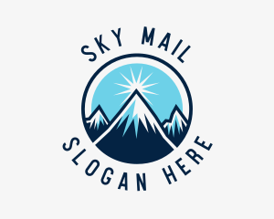 Travel Mountain Summit logo design