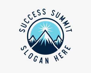 Travel Mountain Summit logo design