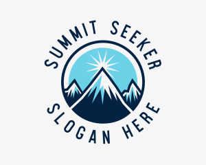 Travel Mountain Summit logo design