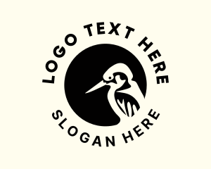 Birdwatching - Heron Bird Aviary logo design