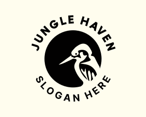 Heron Bird Aviary logo design