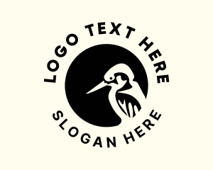 Heron Bird Aviary Logo