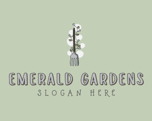 Garden Fork Landscaper logo design