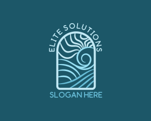 Vacation - Sea Wave Resort logo design