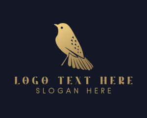 Bird - Golden Bird Aviary logo design
