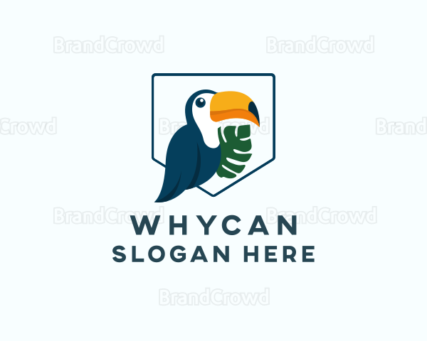 Tropical Toucan Bird Logo