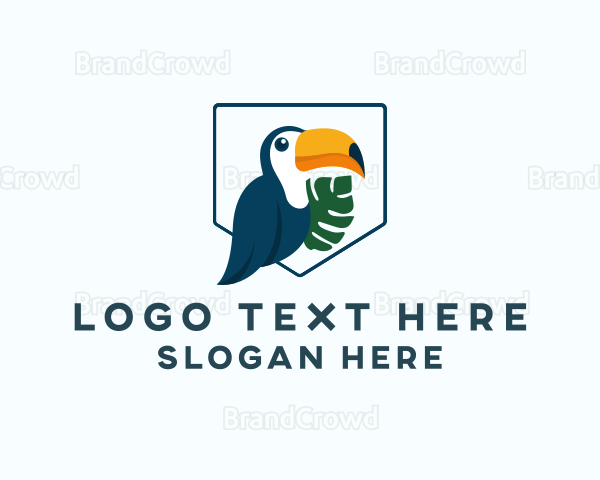 Tropical Toucan Bird Logo