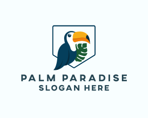 Tropical Toucan Bird logo design