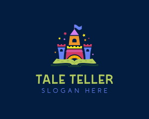 Storytelling - Castle Kindergarten Daycare logo design