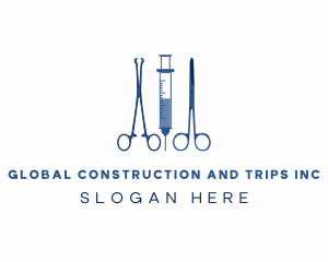 Surgeon - Medical Surgery Instruments logo design