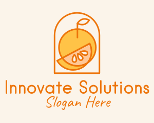 Orange Fruit Harvest  Logo