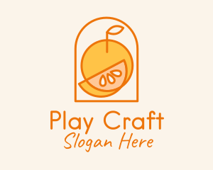 Orange Fruit Harvest  Logo