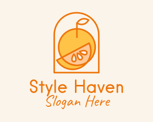 Orange Fruit Harvest  Logo