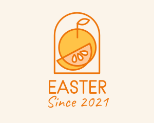 Plum - Orange Fruit Harvest logo design