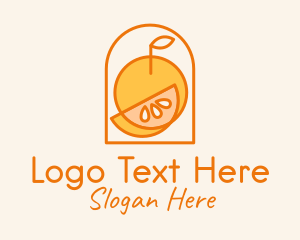 Orange Fruit Harvest  Logo