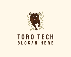 Toro - Fast Bull Ox logo design