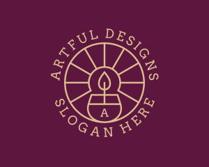 Artisanal Candle Decor logo design