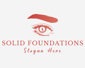 Eyelash - Beauty Eye Wellness logo design