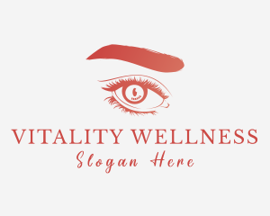 Beauty Eye Wellness logo design