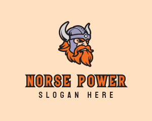 Viking - Gaming Viking Warrior logo design