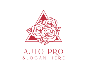 Red Roses Bouquet Logo