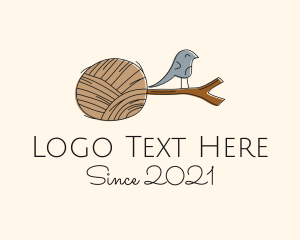 Yarn - Bird Branch Yarn logo design