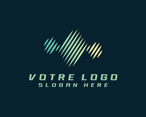 Laboratroy - Digital Technology Wave logo design