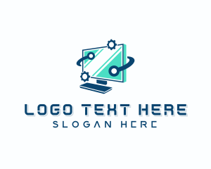 Pc - Computer Digital Tech logo design