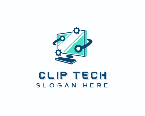 Computer Digital Tech logo design