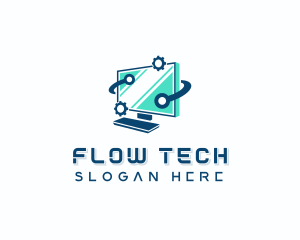 Computer Digital Tech logo design