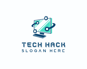 Computer Digital Tech logo design