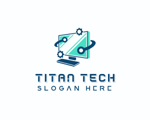 Computer Digital Tech logo design