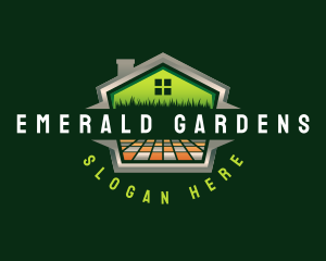 Home Lawn Landscaping logo design