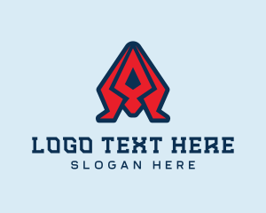 Internet - Abstract Gaming Letter A logo design