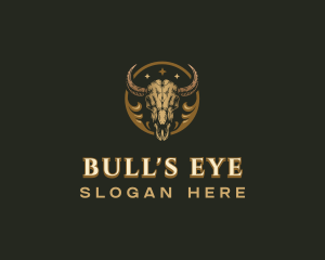 Rustic Bull Ranch logo design