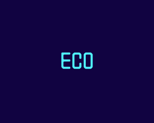Blue Digital Wordmark Logo