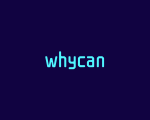 Blue Digital Wordmark Logo